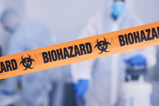 Professional Biohazard Cleanup technician working in Coulterville, CA